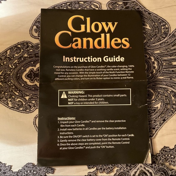 glow candles (3) with remote - Picture 3 of 13